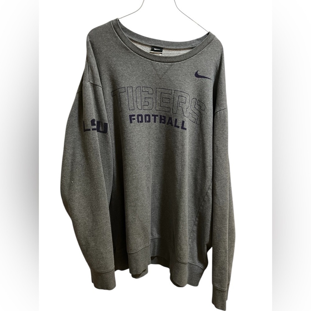 LSU Football Nike Team Issued Worn Sweatshirt 3XL